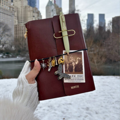 Journal de piel personalizable